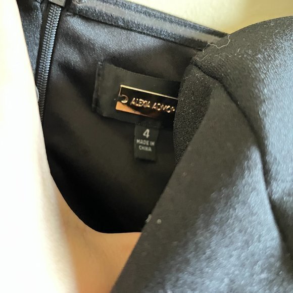 Alexia‎ Admor Synthetic One-shoulder Ruffle Jumpsuit in Black Womens Size 4 - Picture 6 of 10